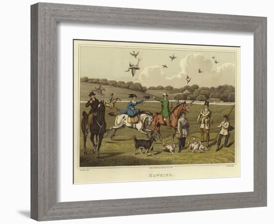 Hawking-Henry Thomas Alken-Framed Giclee Print