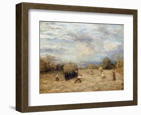 Hay and Haste, 1875-John Linnell-Framed Giclee Print