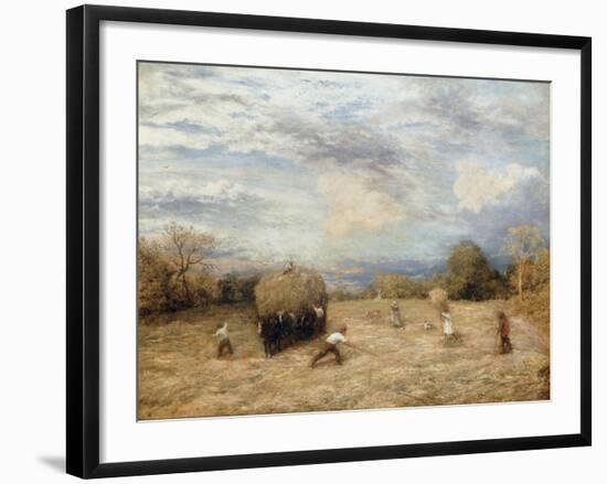 Hay and Haste, 1875-John Linnell-Framed Giclee Print