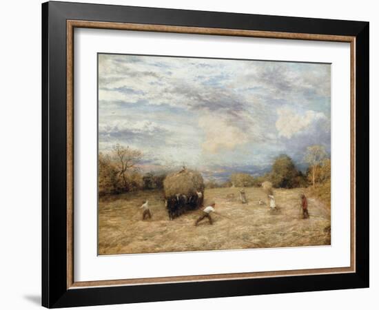 Hay and Haste, 1875-John Linnell-Framed Giclee Print