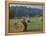 Hay Bales and Red Barn, Greenup, Kentucky, USA-Adam Jones-Framed Premier Image Canvas