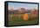 Hay Bales in a Field with the Rocky Mountains in the Background, Near Twin Butte, Alberta, Canada-Miles Ertman-Framed Premier Image Canvas