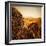 Hay Bales in the Countryside with Industry in the Background-Luis Beltran-Framed Photographic Print