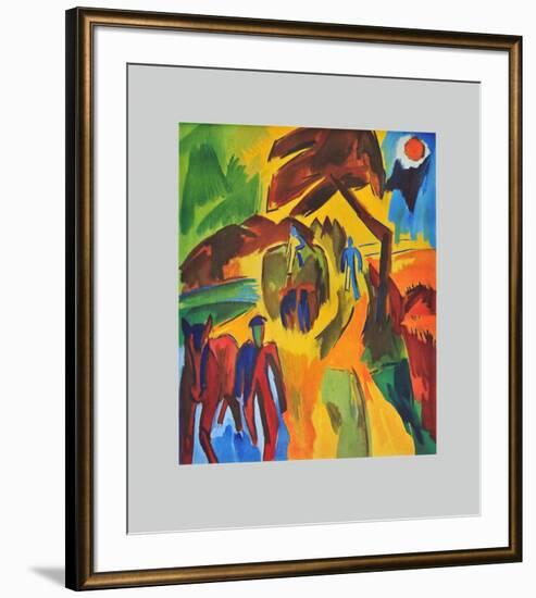 Hay Harvest-Karl Schmidt-Rottluff-Framed Collectable Print