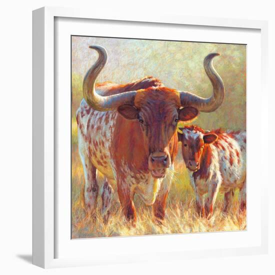 Hay! It's What's For Lunch-Rita Kirkman-Framed Art Print