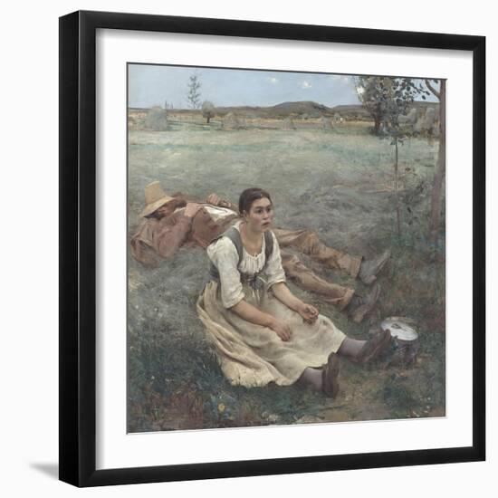 Hay Making-Jules Bastien-Lepage-Framed Giclee Print