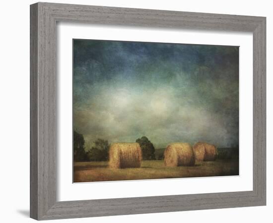 Hay Rolls-Dawne Polis-Framed Art Print