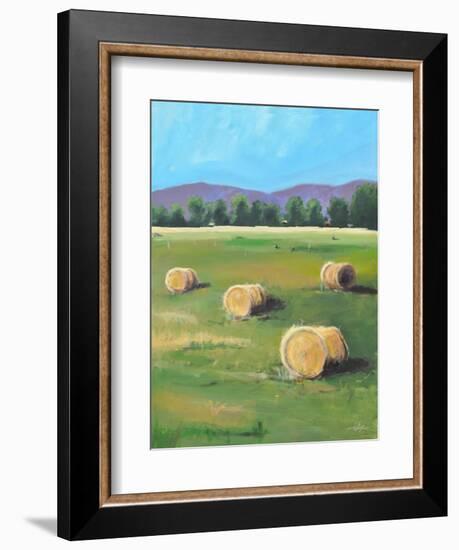 HAY ROLLS-ALLAYN STEVENS-Framed Art Print