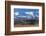 Hay Shed and Hawkdun Range, Maniototo, Central Otago, South Island, New Zealand-David Wall-Framed Photographic Print