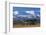 Hay Shed and Hawkdun Range, Maniototo, Central Otago, South Island, New Zealand-David Wall-Framed Photographic Print