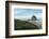 Hay Stack Rock on the sandy beach at Cannon Beach, Oregon-Greg Probst-Framed Photographic Print