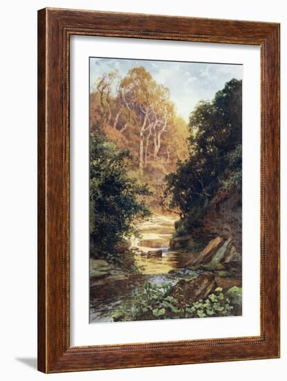 Hayburn Wyke-Ernest W Haslehust-Framed Art Print