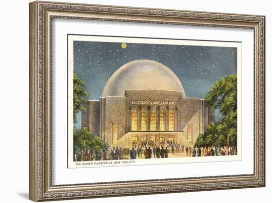 Hayden Planetarium, New York City-null-Framed Art Print