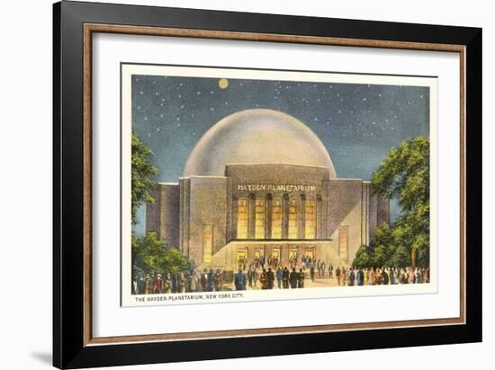 Hayden Planetarium, New York City-null-Framed Art Print