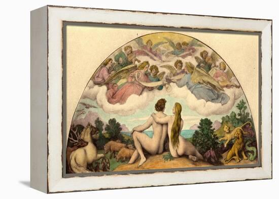 HAYDN - The Creation-Moritz Ludwig von Schwind-Framed Premier Image Canvas