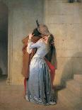 The Kiss-Hayez Francesco-Framed Premier Image Canvas