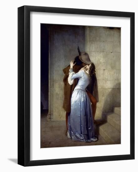 Hayez: The Kiss-Francesco Hayez-Framed Giclee Print