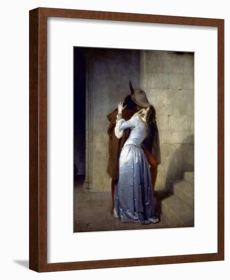 Hayez: The Kiss-Francesco Hayez-Framed Giclee Print