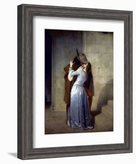 Hayez: The Kiss-Francesco Hayez-Framed Giclee Print