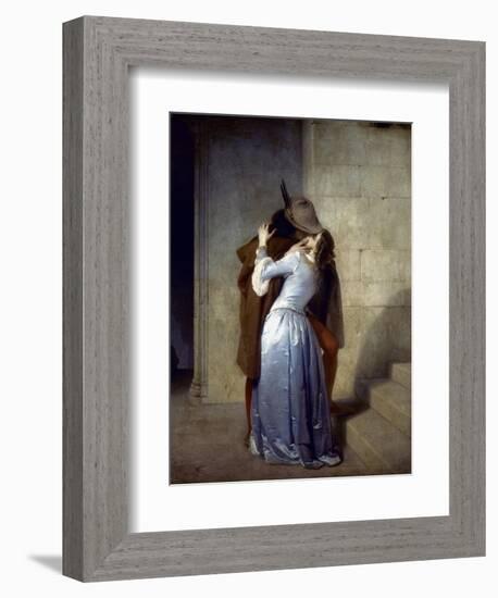 Hayez: The Kiss-Francesco Hayez-Framed Giclee Print