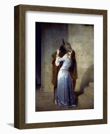 Hayez: The Kiss-Francesco Hayez-Framed Giclee Print