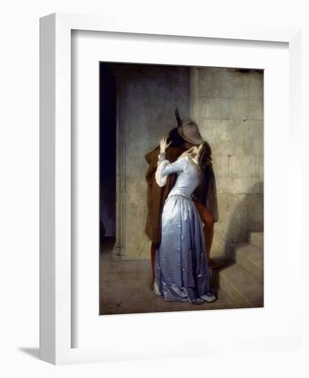 Hayez: The Kiss-Francesco Hayez-Framed Giclee Print