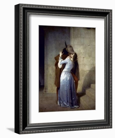 Hayez: The Kiss-Francesco Hayez-Framed Giclee Print