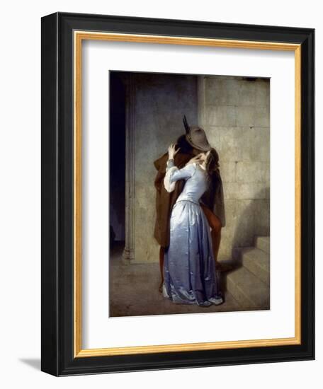 Hayez: The Kiss-Francesco Hayez-Framed Giclee Print