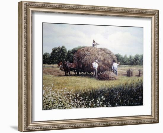 Haying time 1-Kevin Dodds-Framed Giclee Print