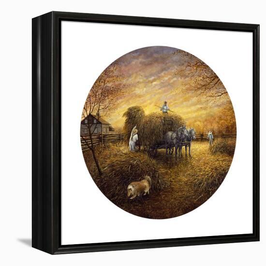 Haying Time 2-Kevin Dodds-Framed Premier Image Canvas