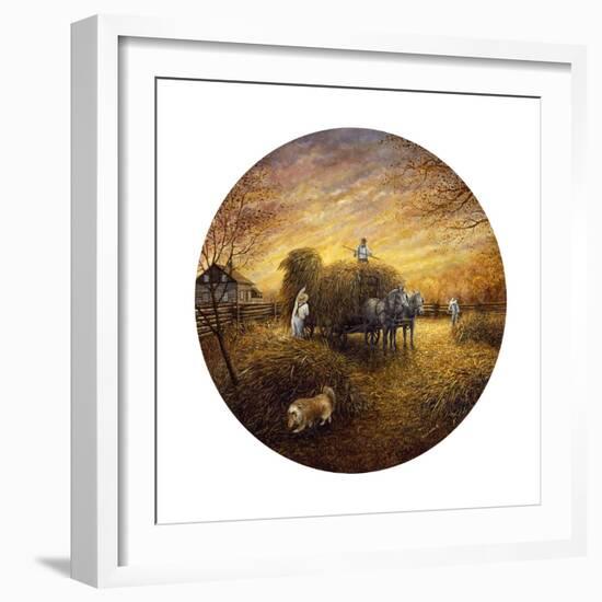 Haying Time 2-Kevin Dodds-Framed Giclee Print