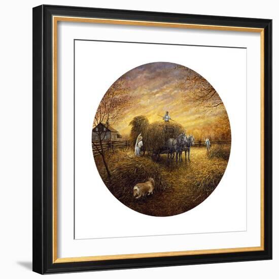 Haying Time 2-Kevin Dodds-Framed Giclee Print