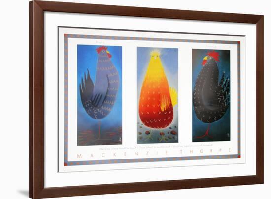 Hayley, Lorraine and Lawrence-Mackenzie Thorpe-Framed Art Print