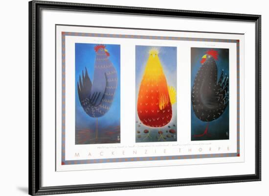 Hayley, Lorraine and Lawrence-Mackenzie Thorpe-Framed Art Print