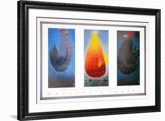 Hayley, Lorraine and Lawrence-Mackenzie Thorpe-Framed Art Print