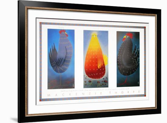 Hayley, Lorraine and Lawrence-Mackenzie Thorpe-Framed Art Print