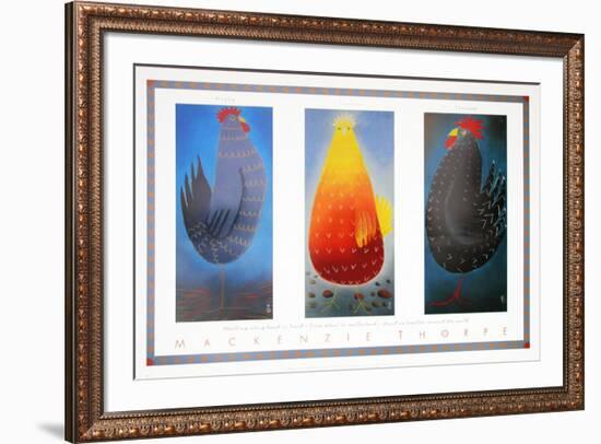 Hayley, Lorraine and Lawrence-Mackenzie Thorpe-Framed Art Print