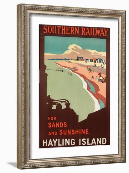 Hayling Island, Poster Advertising Southern Railway, 1923-Margaret MacDonald-Framed Giclee Print