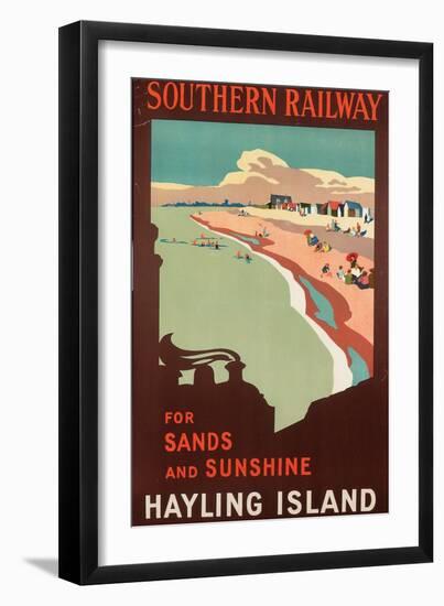 Hayling Island, Poster Advertising Southern Railway, 1923-Margaret MacDonald-Framed Giclee Print