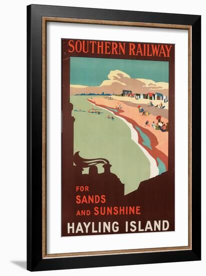 Hayling Island, Poster Advertising Southern Railway, 1923-Margaret MacDonald-Framed Giclee Print