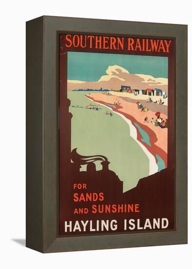 Hayling Island, Poster Advertising Southern Railway, 1923-Margaret MacDonald-Framed Premier Image Canvas