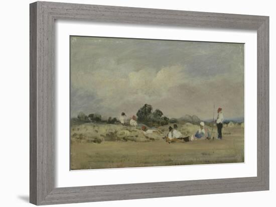 Haymakers Resting-Frederick Waters Watts-Framed Giclee Print