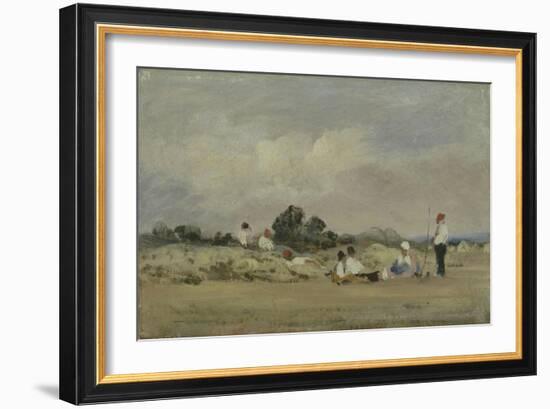 Haymakers Resting-Frederick Waters Watts-Framed Giclee Print