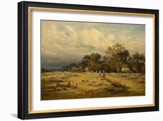 Haymaking, 1881-Benjamin Williams Leader-Framed Giclee Print