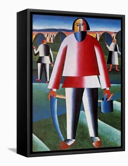 Haymaking, 1905-Kazimir Severinovich Malevich-Framed Premier Image Canvas