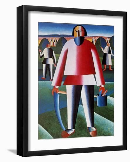 Haymaking, 1905-Kazimir Severinovich Malevich-Framed Giclee Print