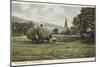 Haymaking at Ambleside, Lake District-null-Mounted Photographic Print