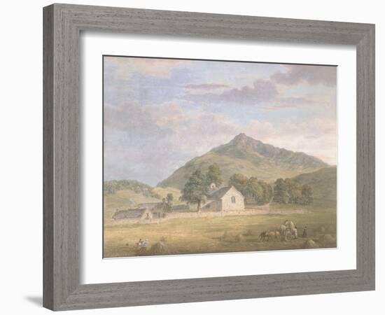 Haymaking at Dolwyddelan Below Moel Siabod, North Wales, C.1776-86-Paul Sandby-Framed Giclee Print