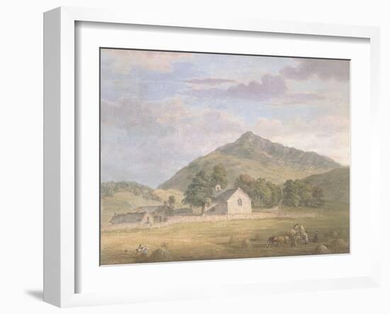 Haymaking at Dolwyddelan Below Moel Siabod, North Wales, C.1776-86-Paul Sandby-Framed Giclee Print