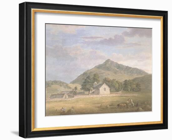 Haymaking at Dolwyddelan Below Moel Siabod, North Wales, C.1776-86-Paul Sandby-Framed Giclee Print